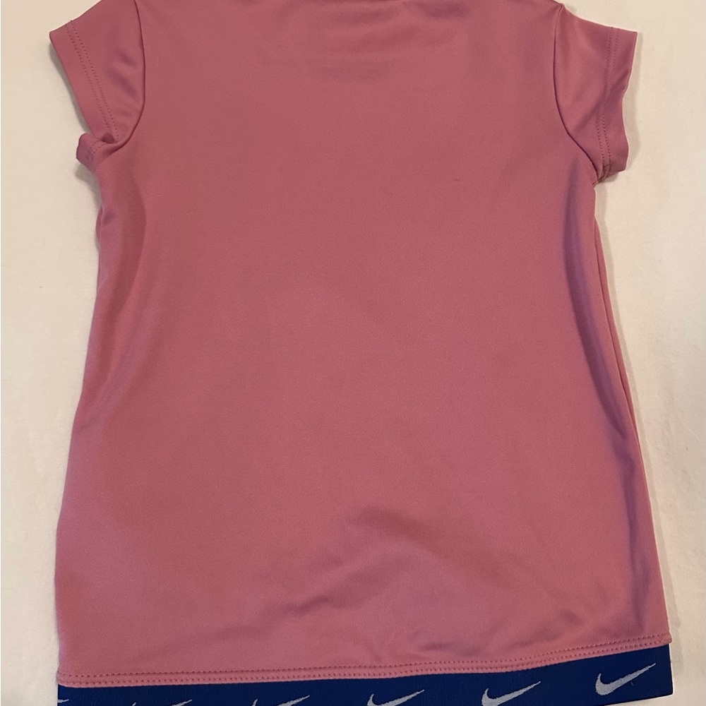 Nike Dri-Fit Tunic Size 12 Months Girl Top Pink 100% Polyester Great Condition - Picture 3 of 5